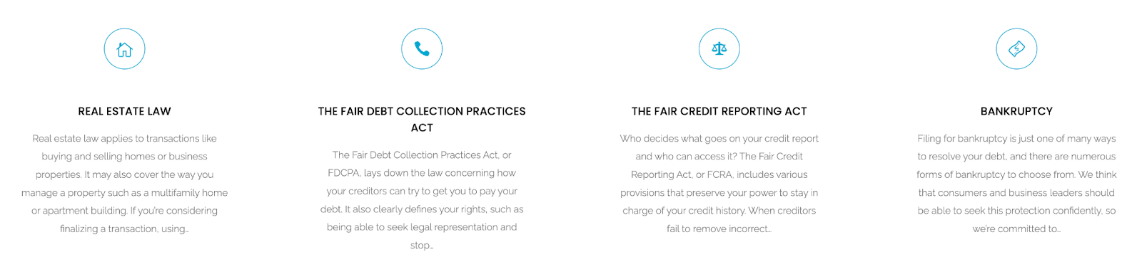 Different resources on their website